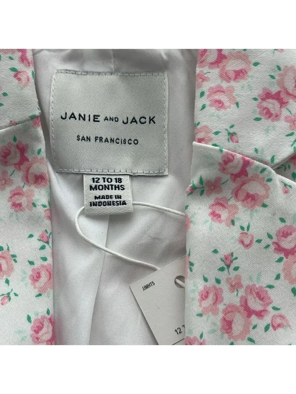 Janie and Jack Floral Sateen Jacket